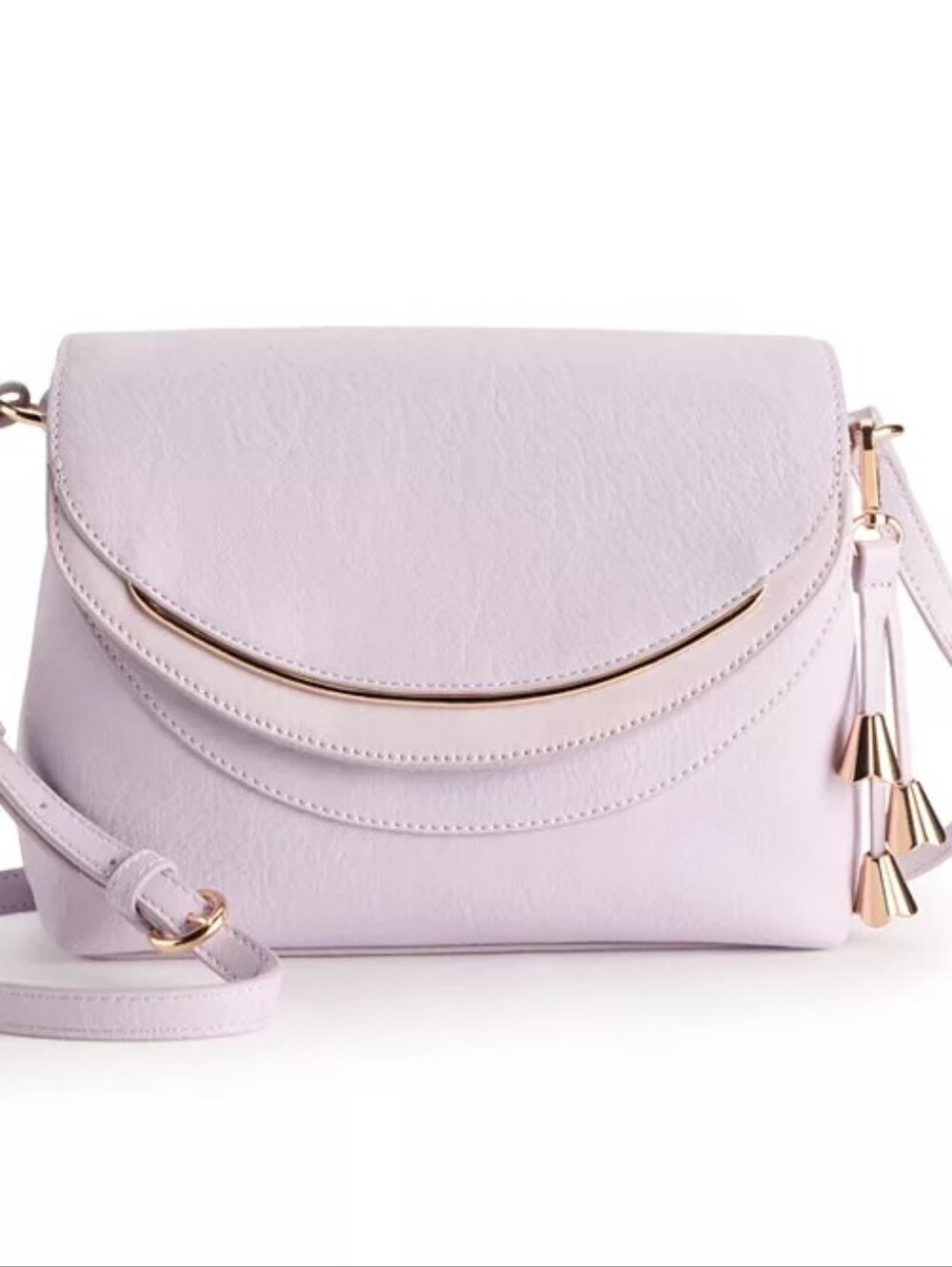 LC Lauren Conrad Blair Light Lavender Crossbody bag